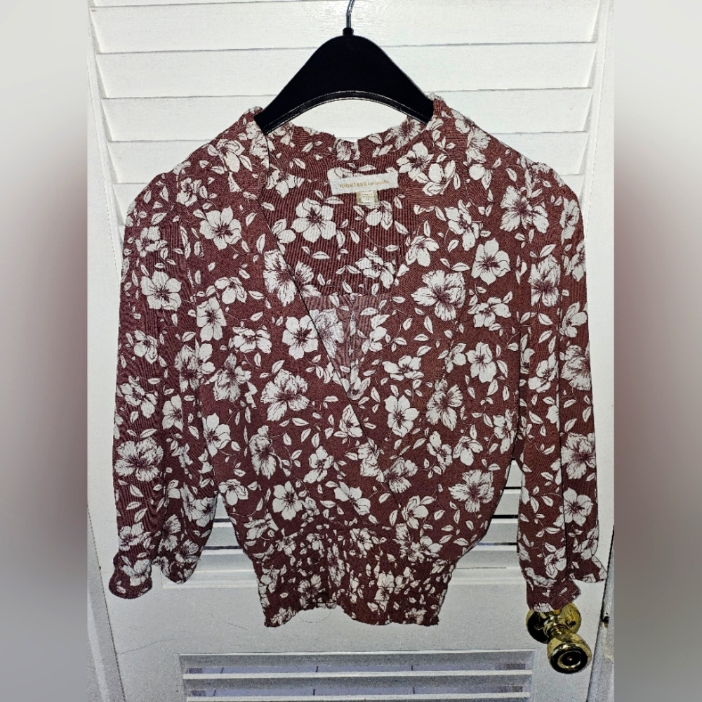 Brown blouse
